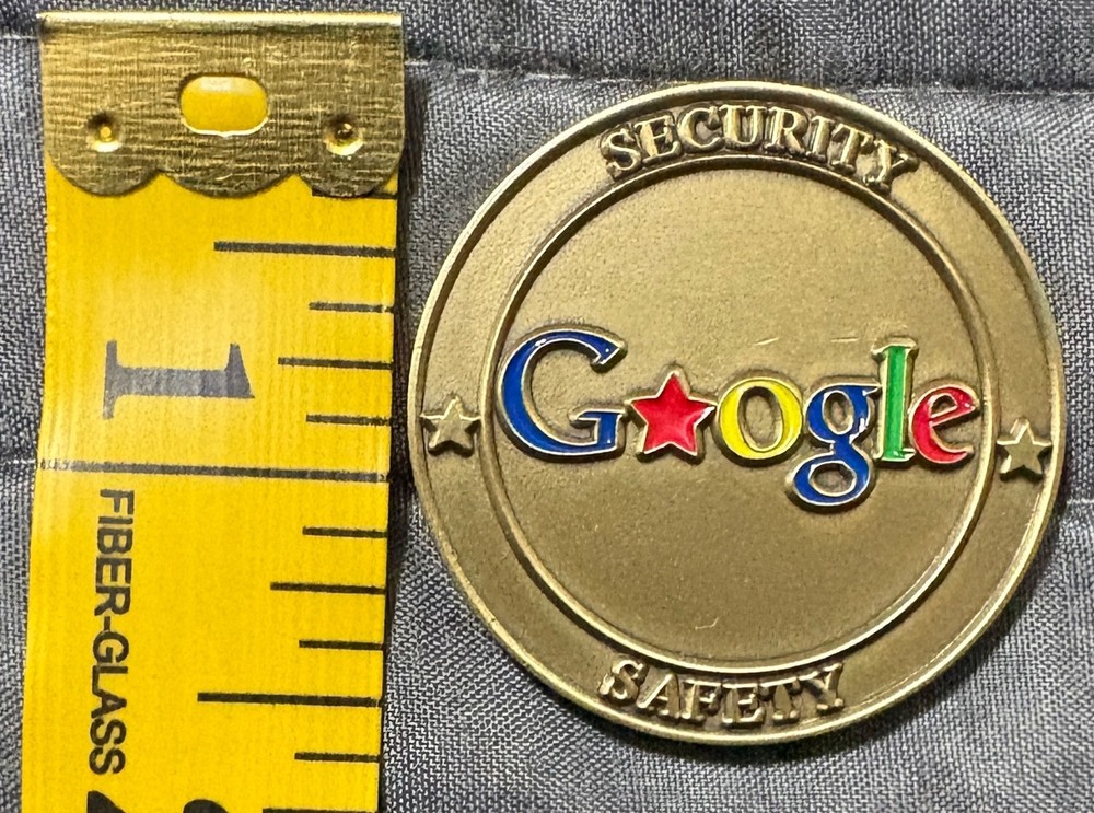 Cool Google Company Safety Security Challenge Coin
