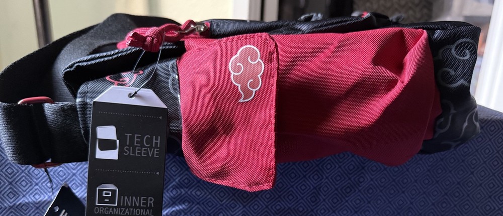 Naruto Shippuden Akatsuki Messenger 15” (L) Bag-NWT