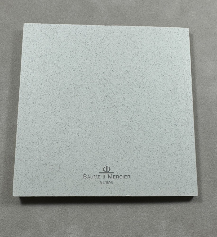 Baume & Mercier Watch Booklet