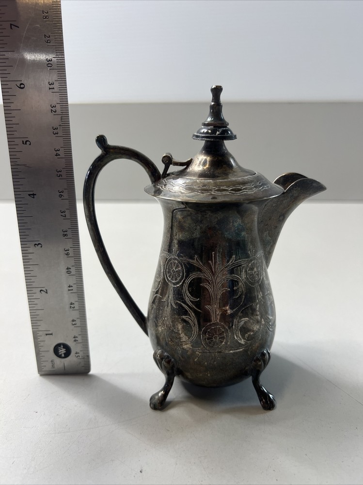 EPNS 6" Small Lidded Pitcher Creamer tea set piece