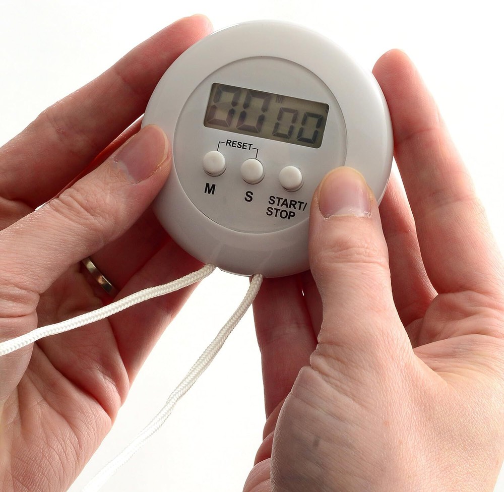 Norpro, White Digital Timer On A Rope, One Size