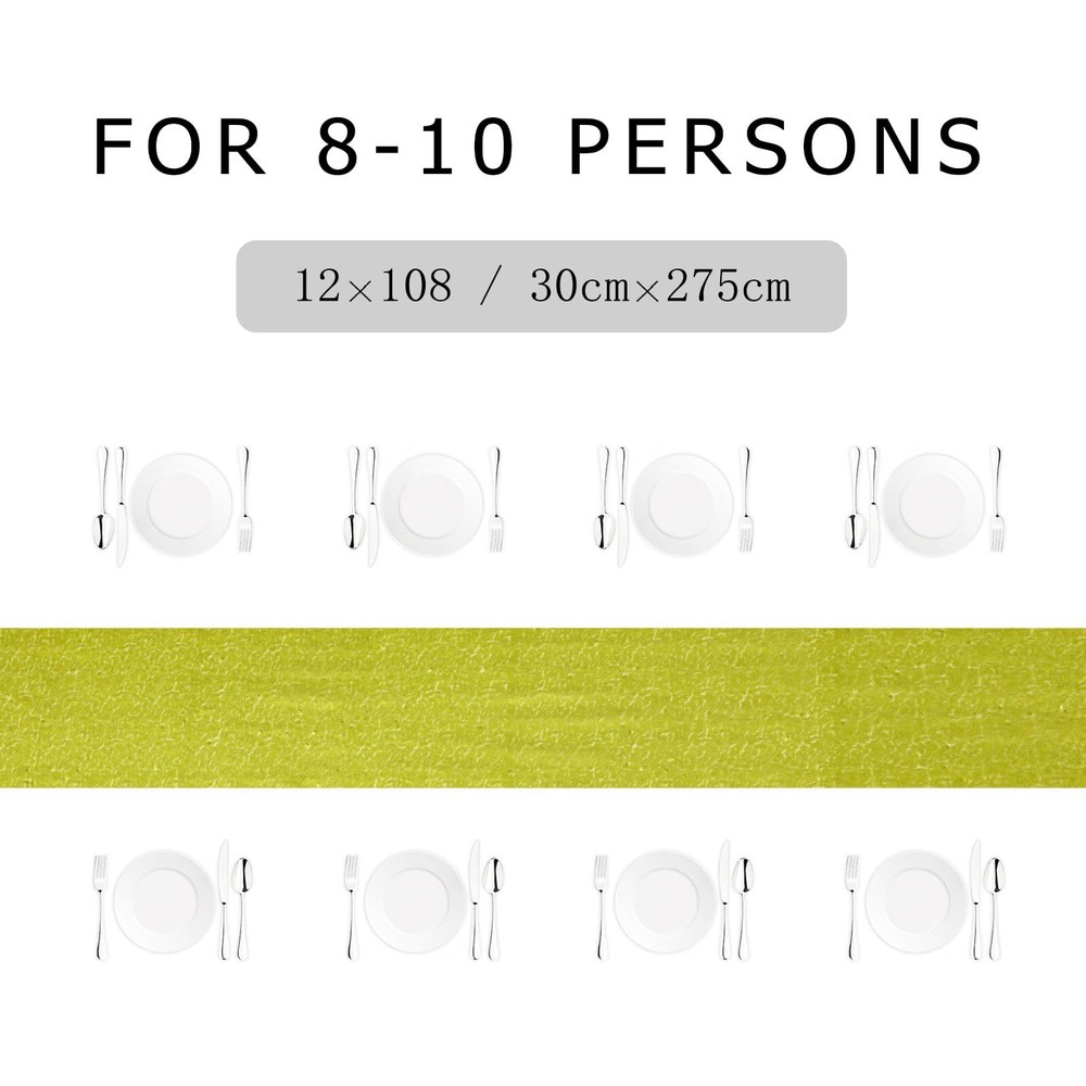 Sequin Table Runner 12x108 Inches Long Sequin Table Runner 108 Inch Long Lime...