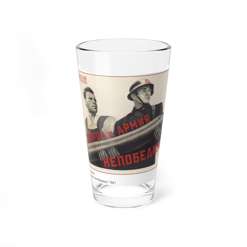 Soviet Era Poster 526 - Pint Glass 16oz
