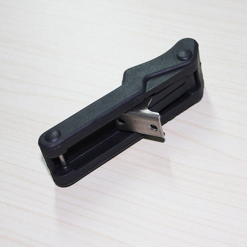 3.8" Flexible Door Latch Lock Replacement Soft Rubber Black Over-Center Tool