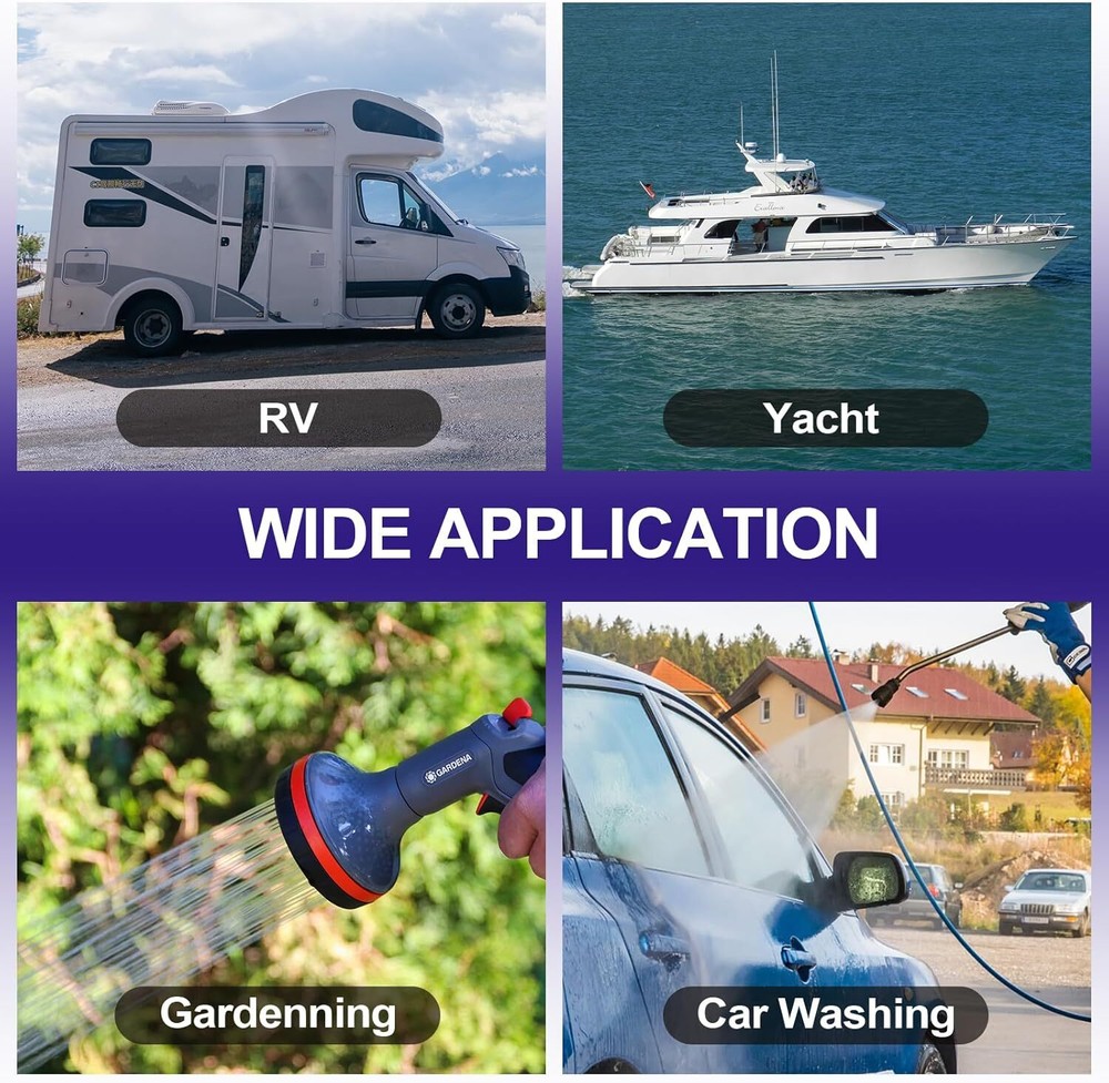 RV Water Pump 12 Volt DC 3.0GPM 55PSI for Shurflo 4008-101-A65