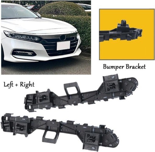 Front Bumper Bracket Front Left Driver and Right Passenger Side Bumper Cover Bra
