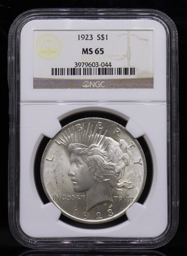 1923 Peace Dollar NGC MS65