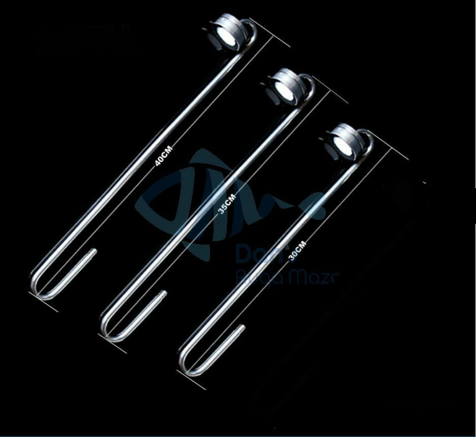 MuFan Aquarium Stainless Steel CO2 Diffuser U Shaped Tube Diffuser Replacement