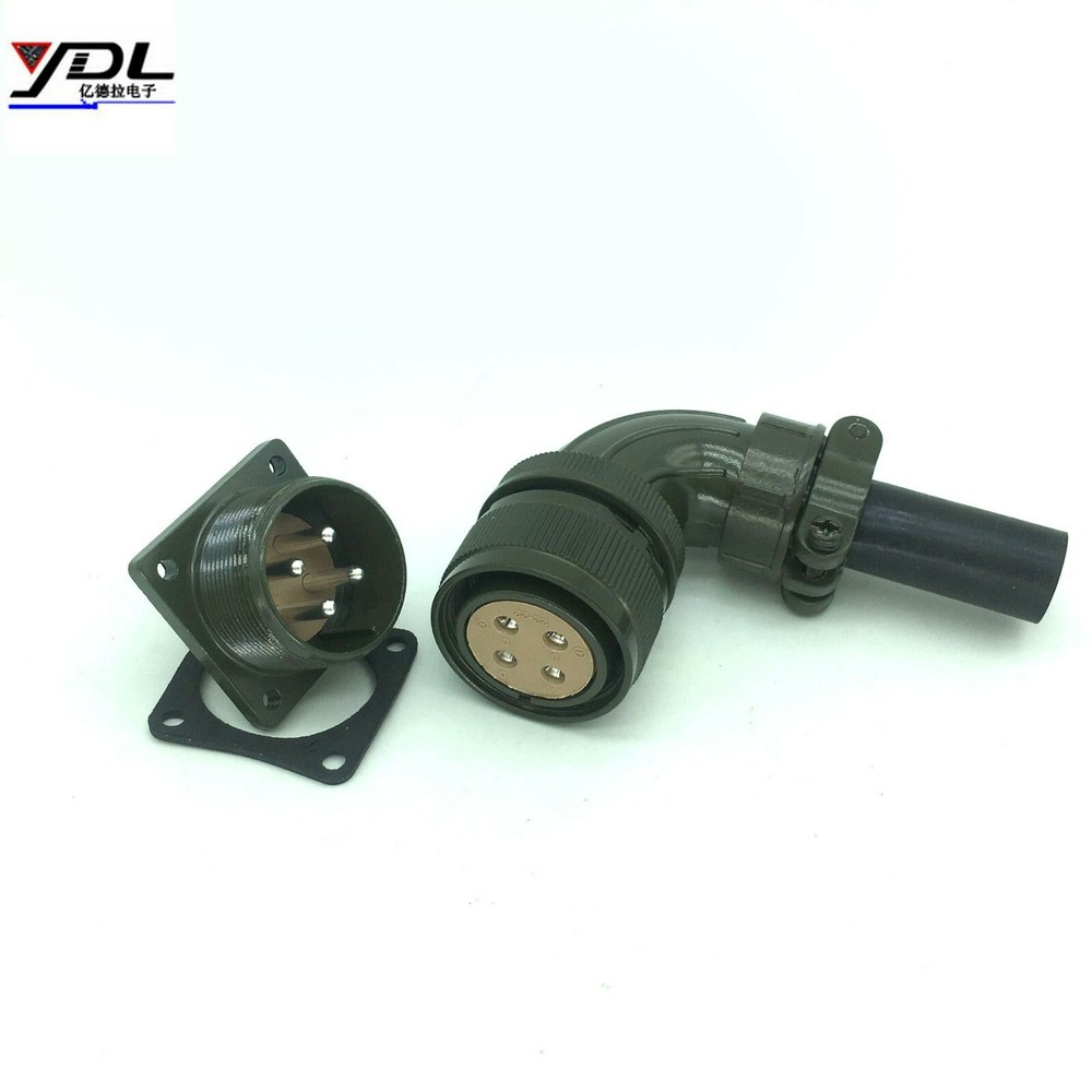 servo motor Encoder Aviation plug Socket MS3102A22-22P 3106A22-22S 4 core 46A