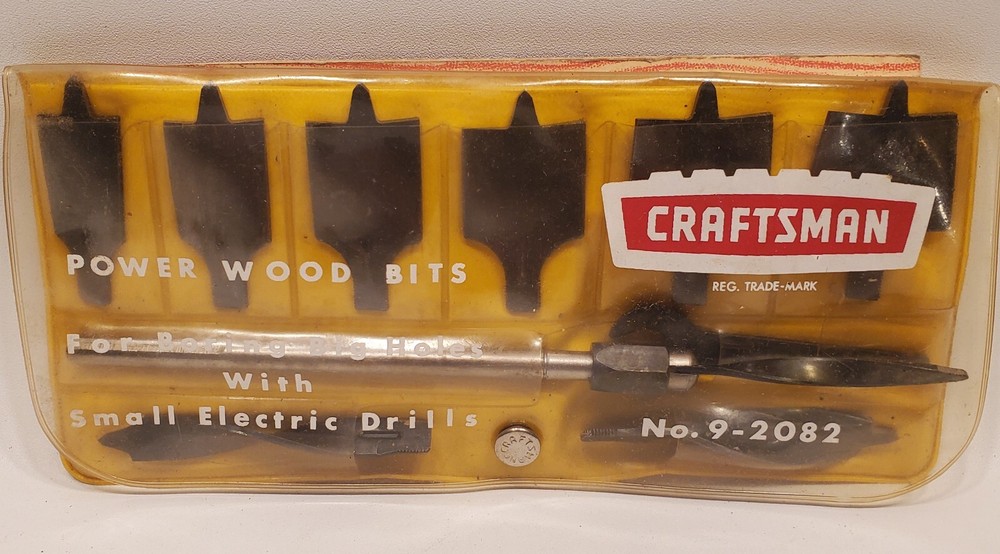 CRAFTSMAN No. 9-2082 Power Wood Bits