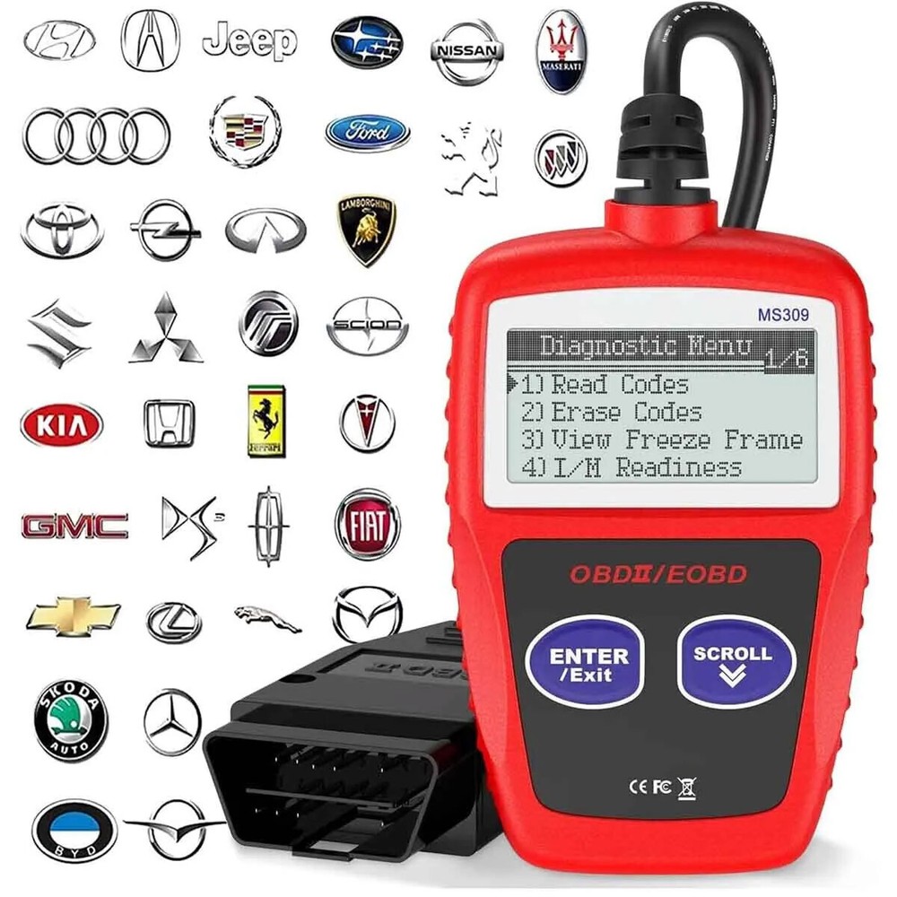 Automotive Code Reader OBD2 Scanner Car Check Engine Fault Diagnostic Tools