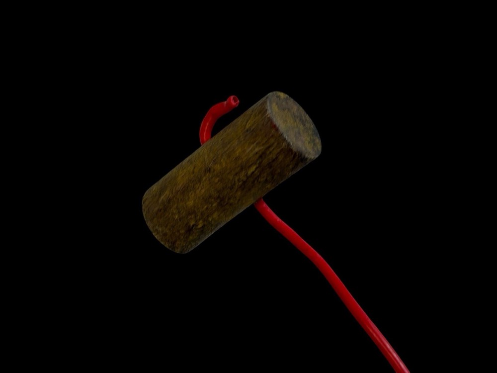 Vintage Handmade Wooden Rabbit Pull Toy