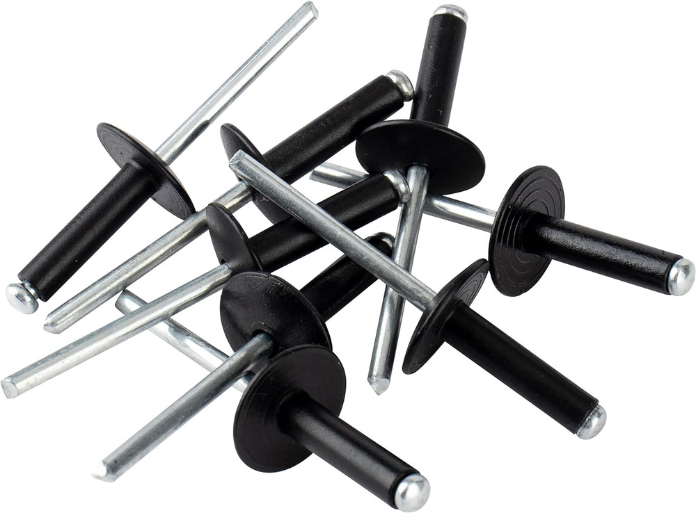 50Pcs Large Flange Aluminum Blind Rivets, Pop Rivets