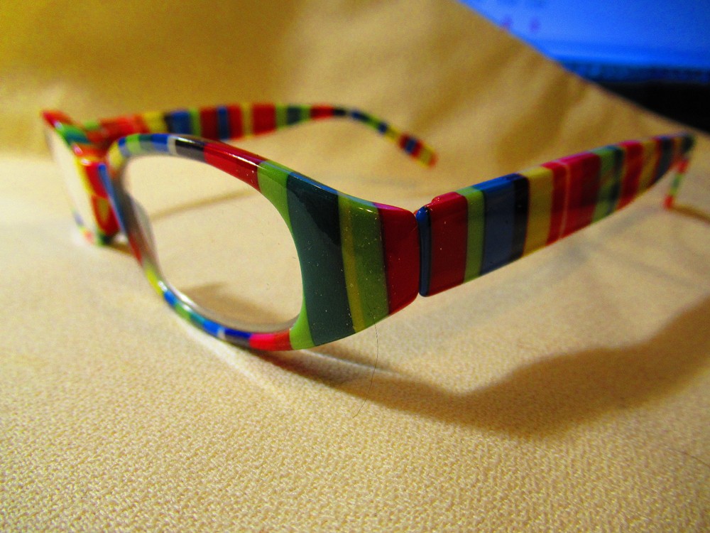 Colorful STRIPED READING GLASSES #R1071