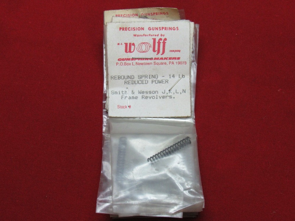 Smith & Wesson 14lb (Reduced Power) Rebound Spring by Wolff