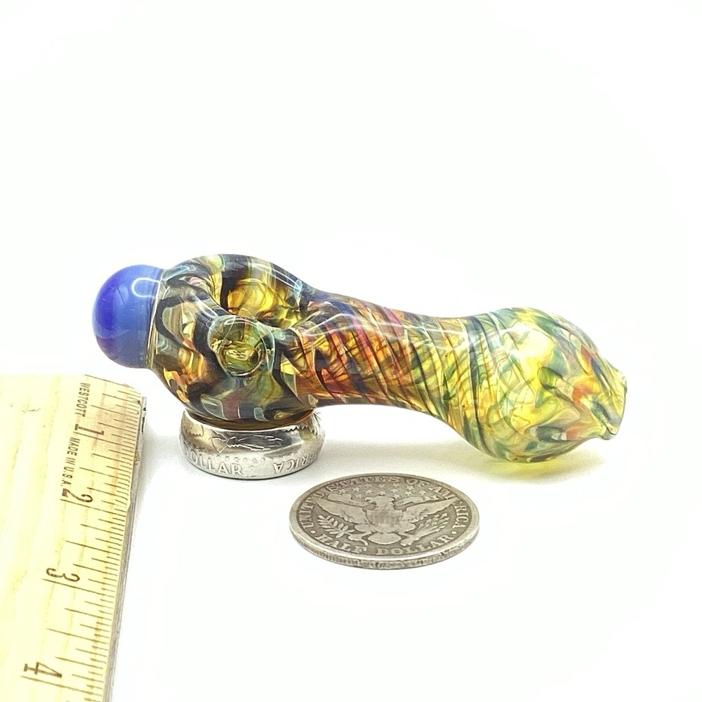 Glass Pipe Borosilicate RamblezMarblez Wrap & Rake