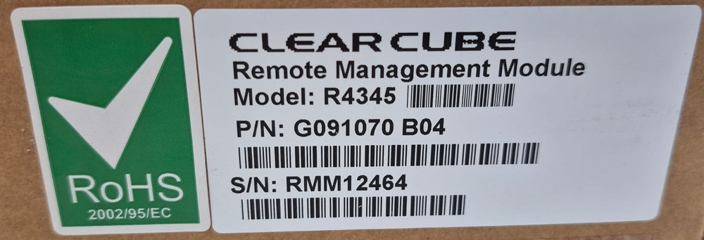 ClearCube G091070-B04 R4345 Remote Management Module W/ Cable