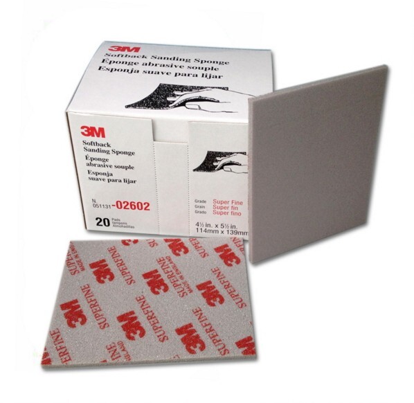 3M 02602 Softback Sanding Sponge Superfine - 20 Count/BOX