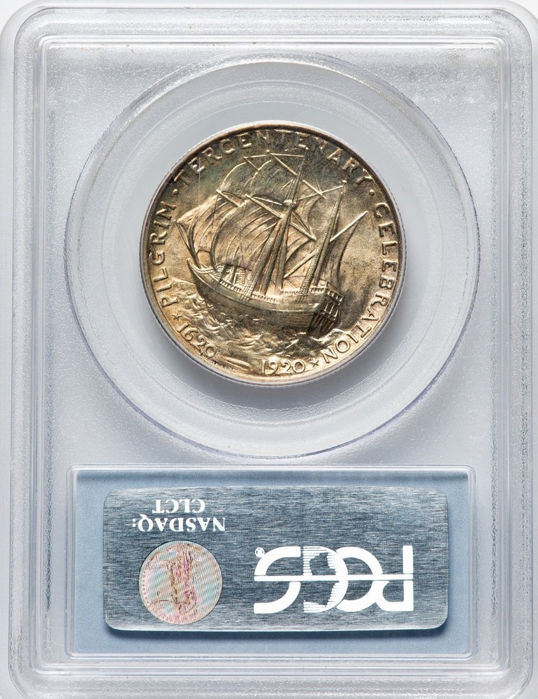 1920 Pilgrim - PCGS MS65 - SUPERB STRIKE & BEAUTIFUL LIGHT TONING !