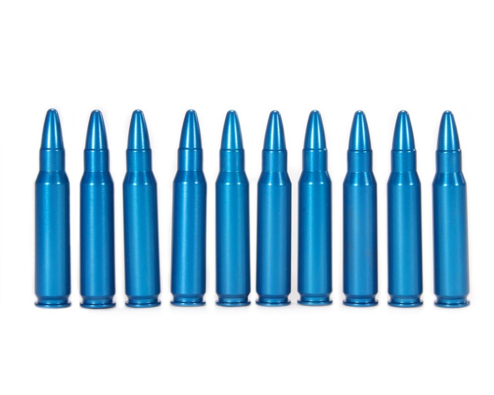 A-Zoom Centerfire Snap Caps, .308, 10-Pack, Blue, 12328