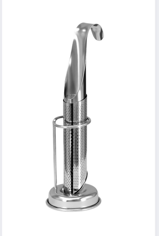 Pipe Tea Infuser, Diffuser Loose Tea Strainer Stainless Steel With Stand