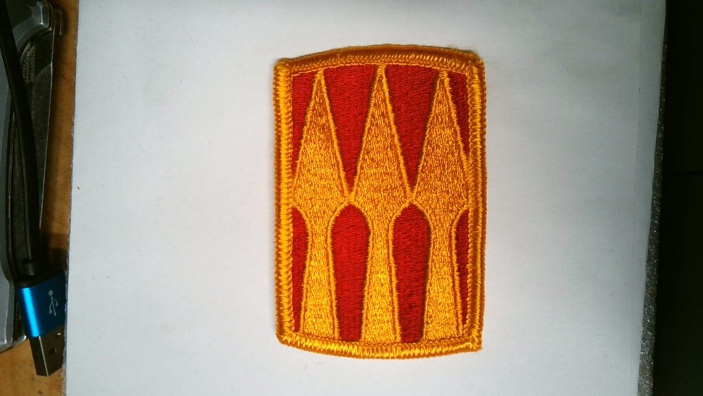 MILITARY PATCH SEW ON COLORED US ARMY 3RD SUPPORT BRIGADE