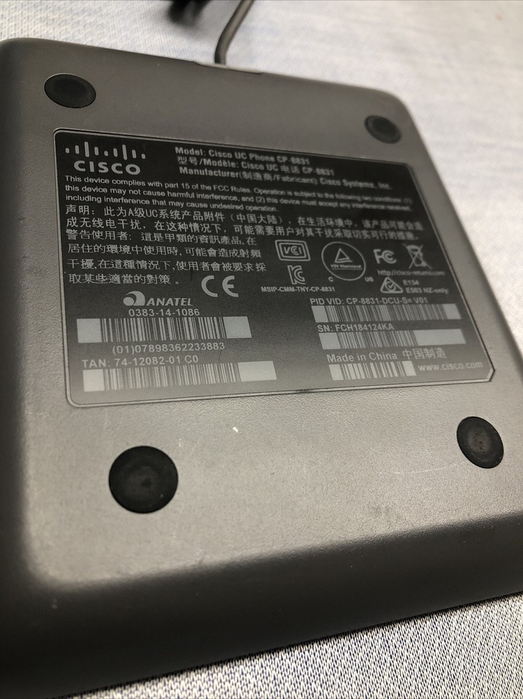 Cisco CP-8831 IP UC CONFERENCE PHONE **KEYPAD ONLY**
