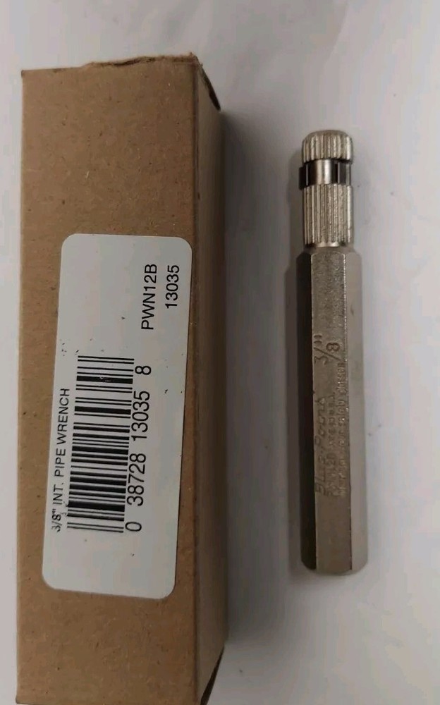 BLUE POINT BY SNAP-ON 3/8 Internal Pipe Wrench NIB