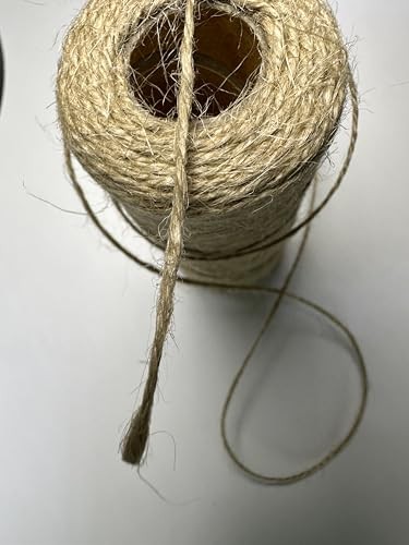 Jute Twine String 328 Feet，Christmas Twine ，Packing String，Packing String for
