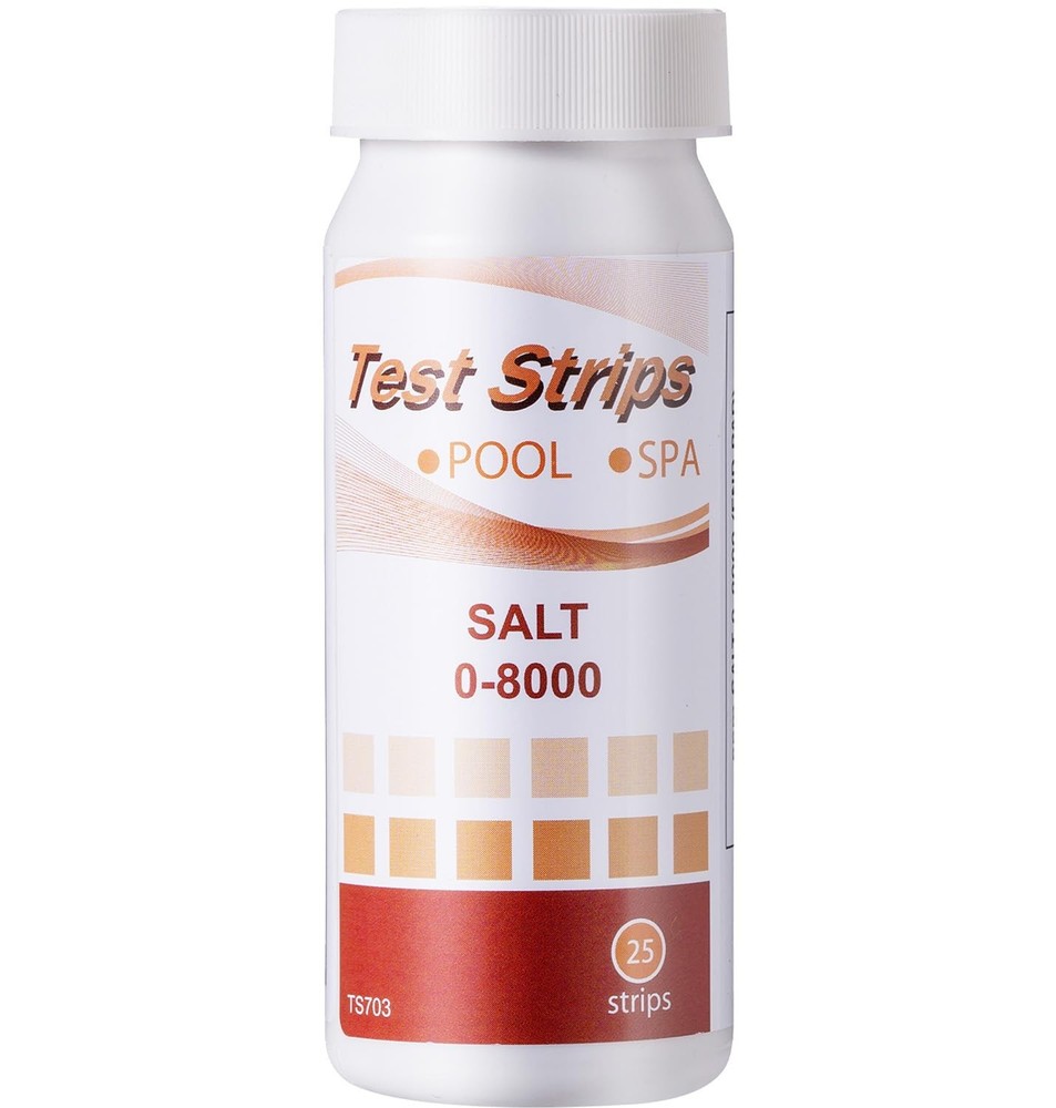 SuperCheck Salt Test Strips for Testing Pool Strips-25
