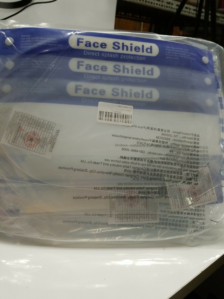 5 Pack Face Shield. New still in package.