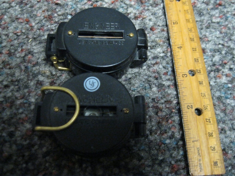 2 used Engineer Directional Lensatic Compass