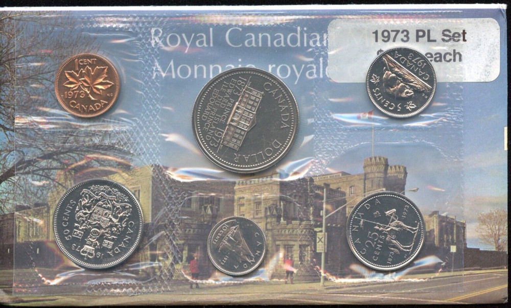 1973 Canada Uncirculated Prooflike Set - Original Envelope and COA
