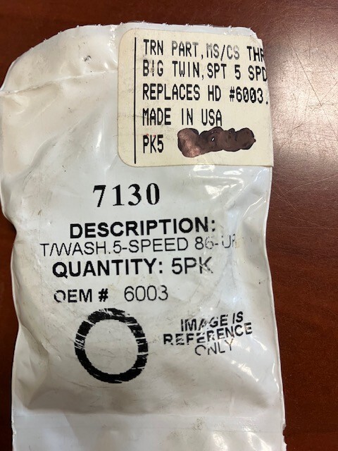 Thrust Washer #72268 OEM 6003 5 pc in each package