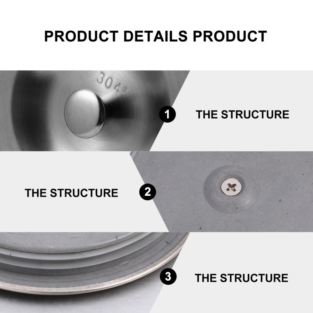 Flat Sink Stopper Sink Drain Stopper Kitchen Accessory Drain Plug