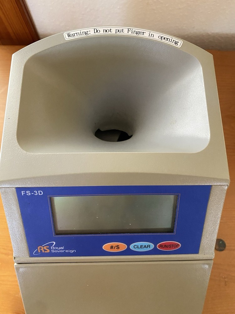 Royal Sovereign FS-3D Fast Sort Automatic Digital Coin Sorter Tested Working