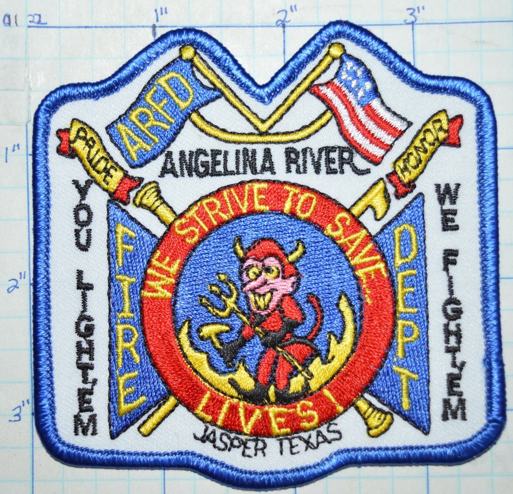 TEXAS, ANGELINA RIVER FIRE DEPT JASPER PATCH