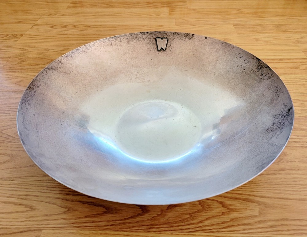 Fine Allan Adler Large Sterling Silver Bowl Monogrammed