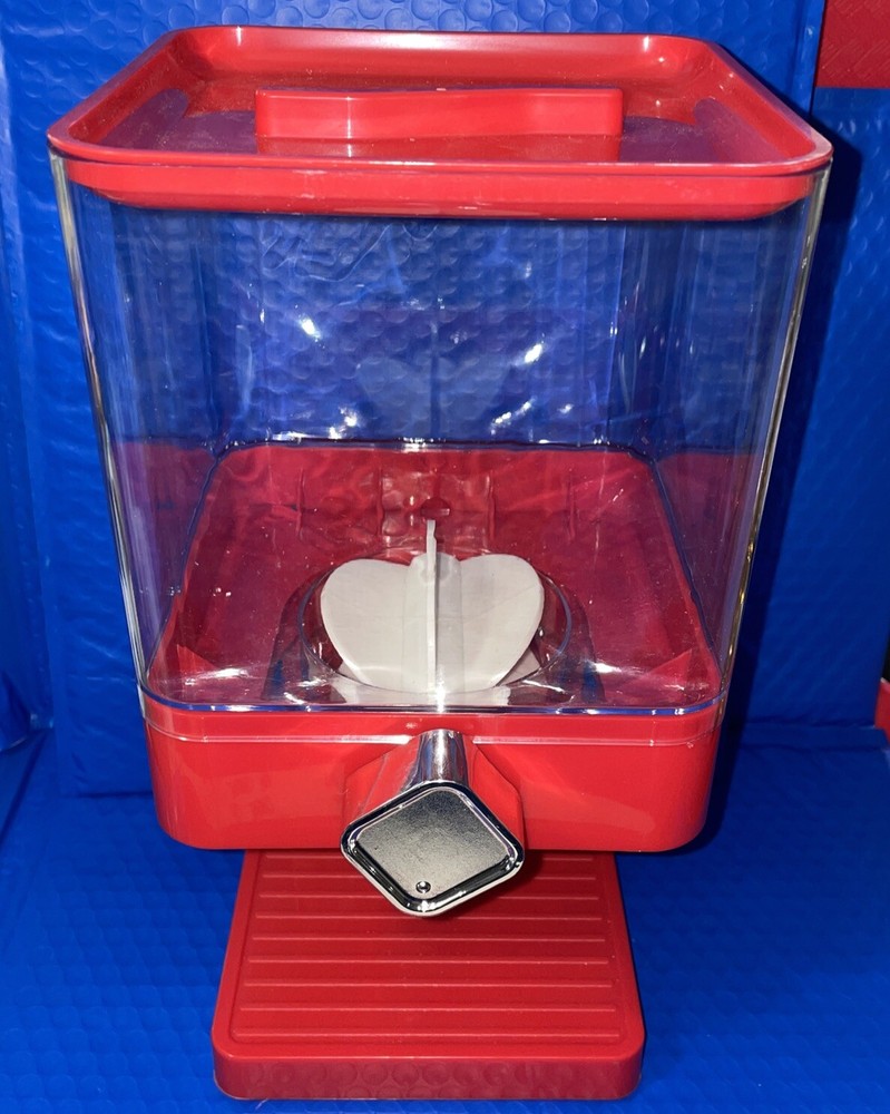 ColourTree Dry Food Cereal Dispenser Box Container RED