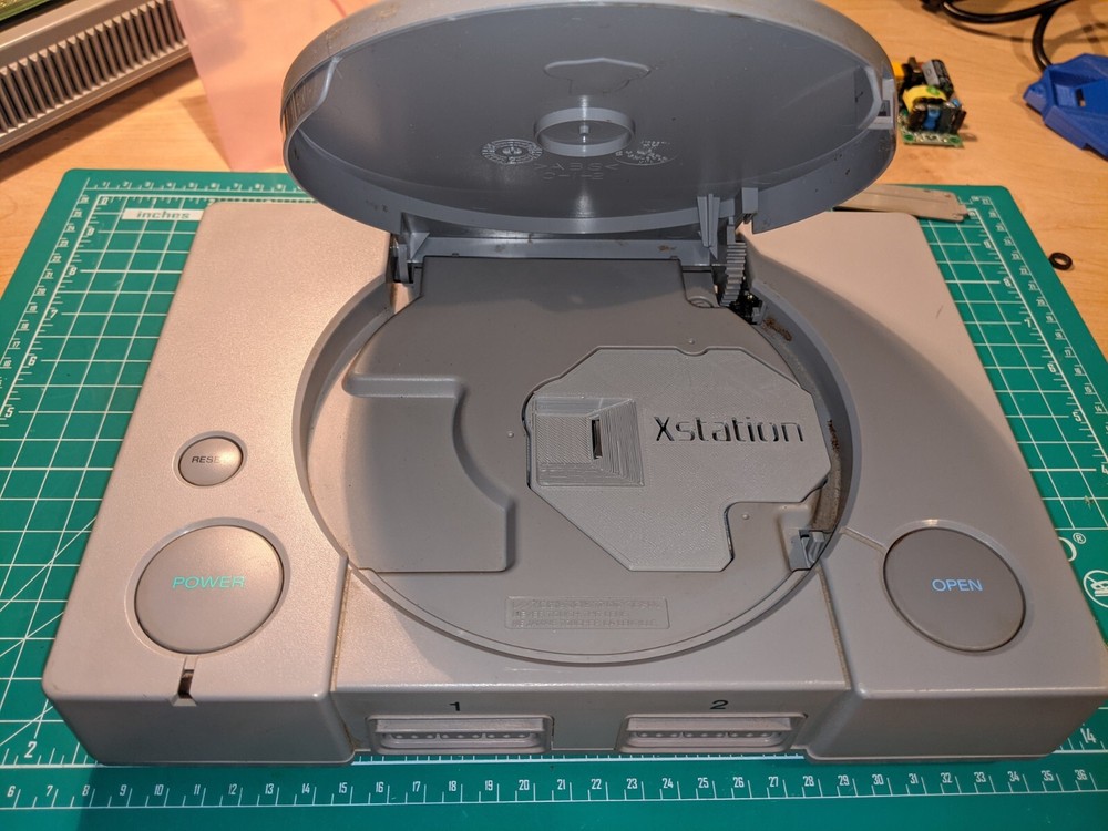 PlayStation ODE 3D Printed Tray Cover - No SD Extender Required