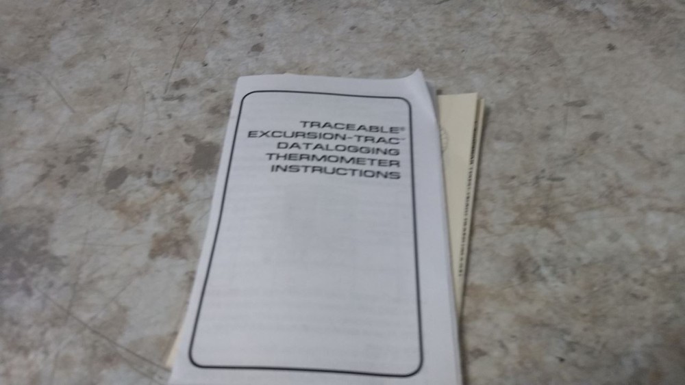 Traceable Excursion-Trac 98768-53 -130 - 220° F Datalogging Low-Temp Thermometer