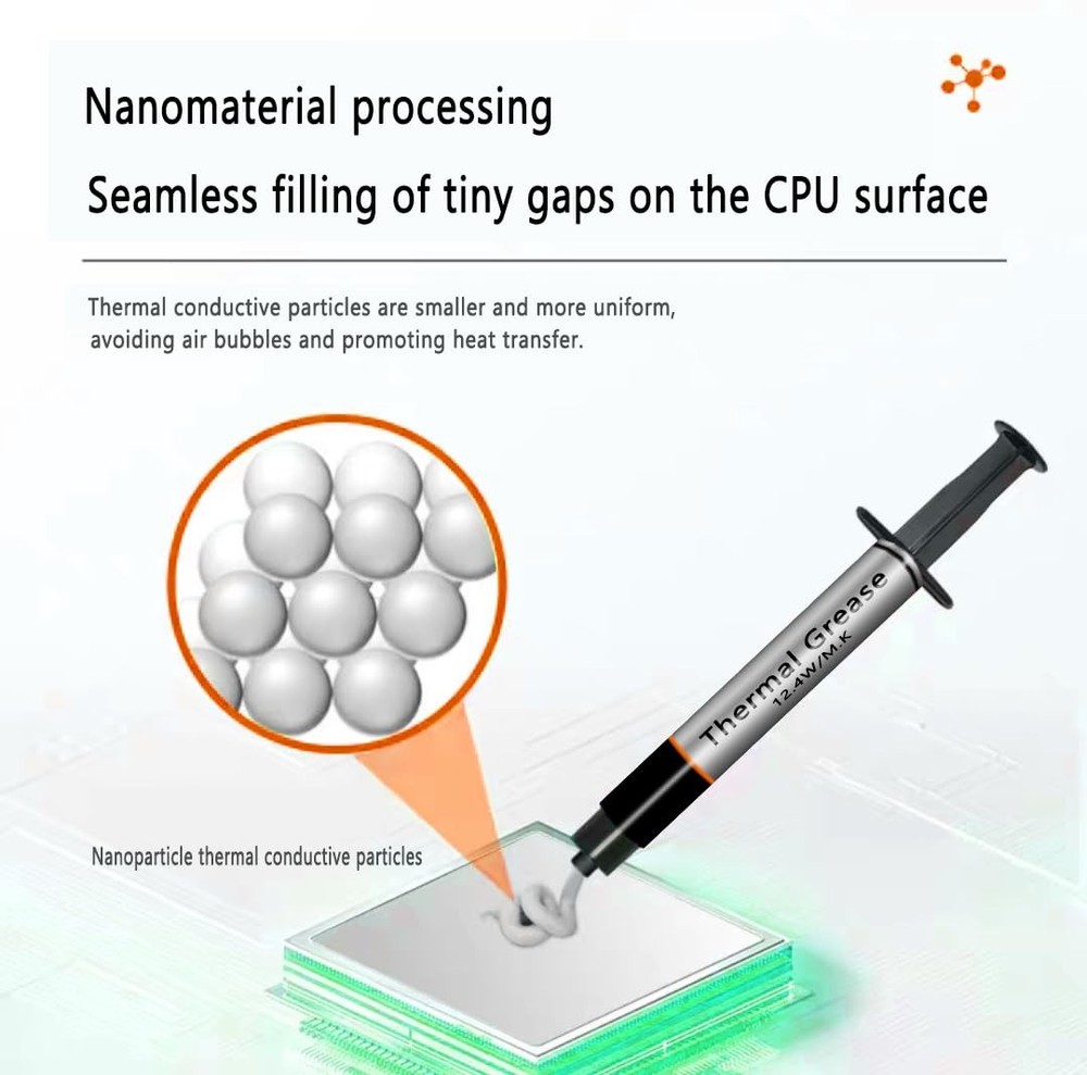 Silver Series Thermal Grease, High Performance Thermal Paste for Computer Man...