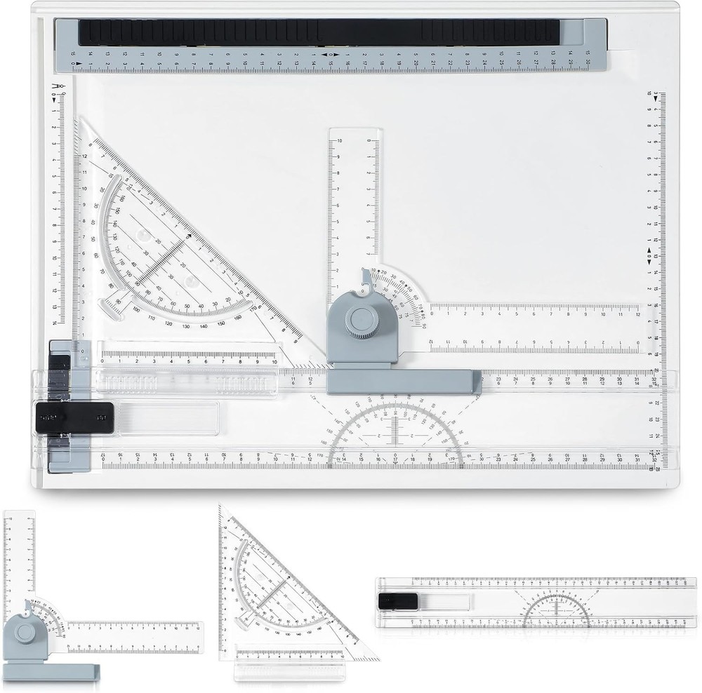 A4 Portable Drafting Table with Adjustable Angle - Multi-Function & Precision