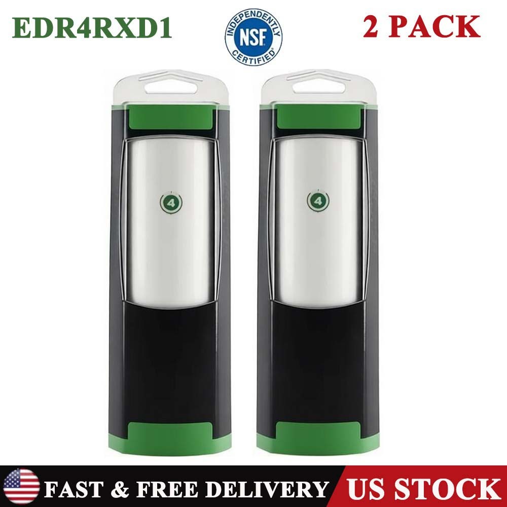 2 Pack Replacement ΕDR4RXD1 Refrigerator Water Filter 4 Sealed Home US SHIPPING