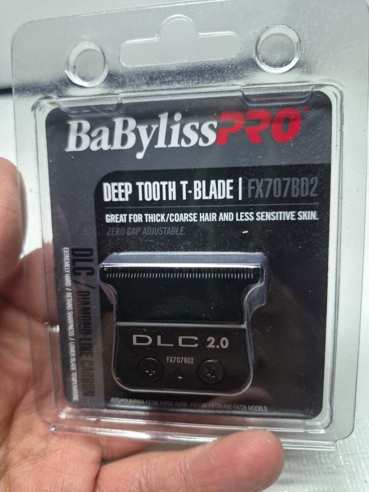 BaBylissPRO Black DLC 2.0MM  Deep Tooth Replacement T-Blade | FX707BD2