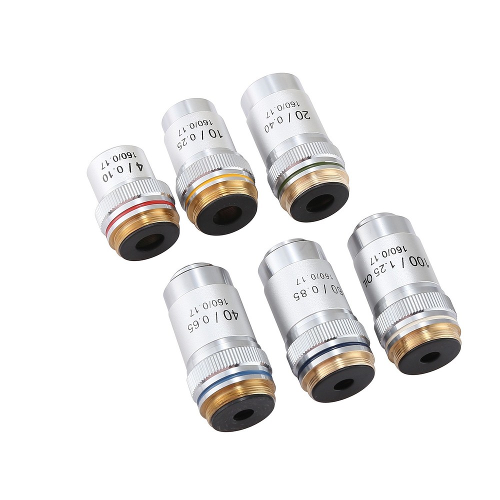 Achromatic Microscope Objective Lens Laboratory Biological Microscope Parts 195