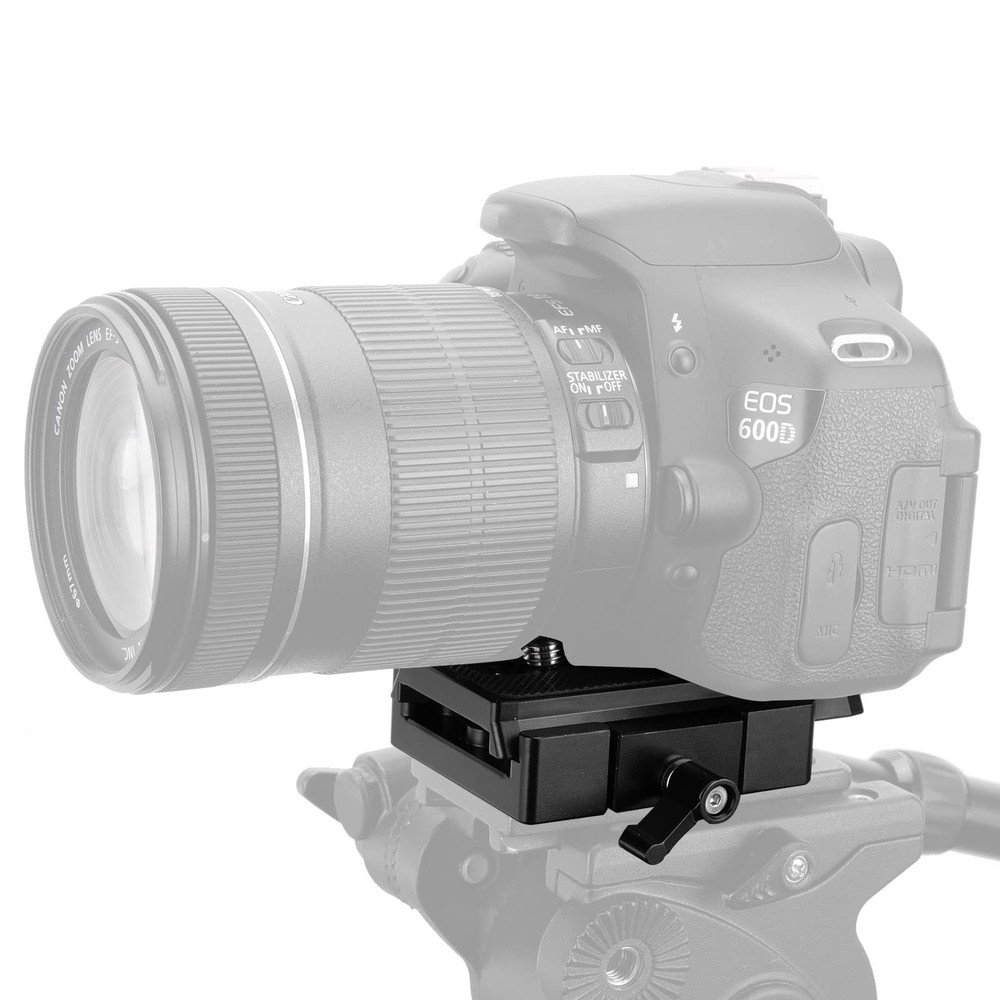 DSLR Camera Quick Release Tripod Plate Compatible with Manfroto Type Sliding ...