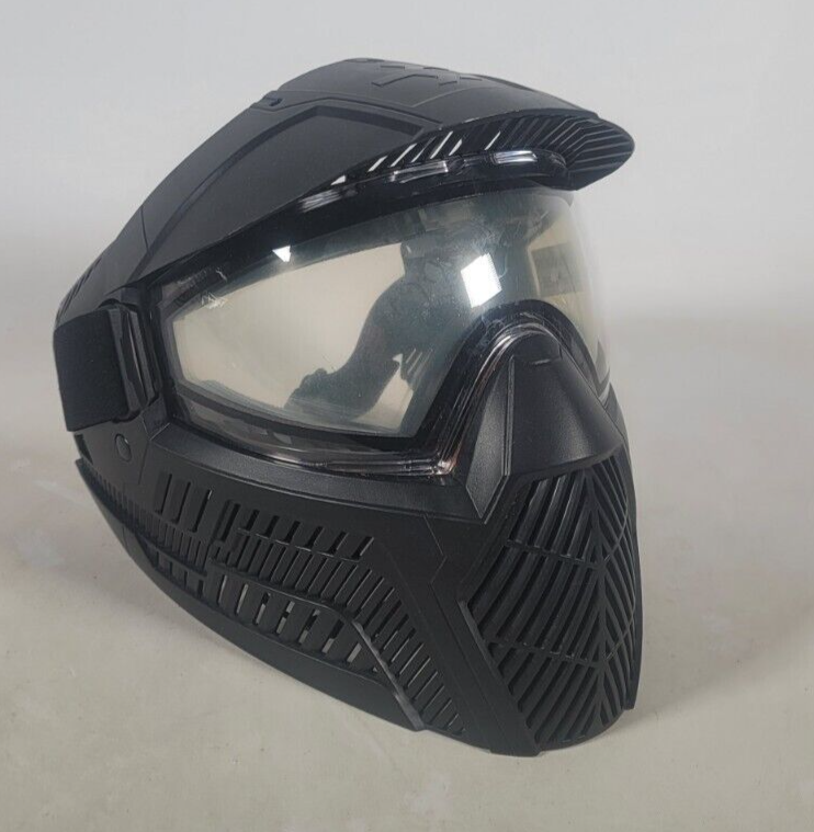 Carbon OPR Full Head Coverage Thermal Paintball Goggles Mask - Black