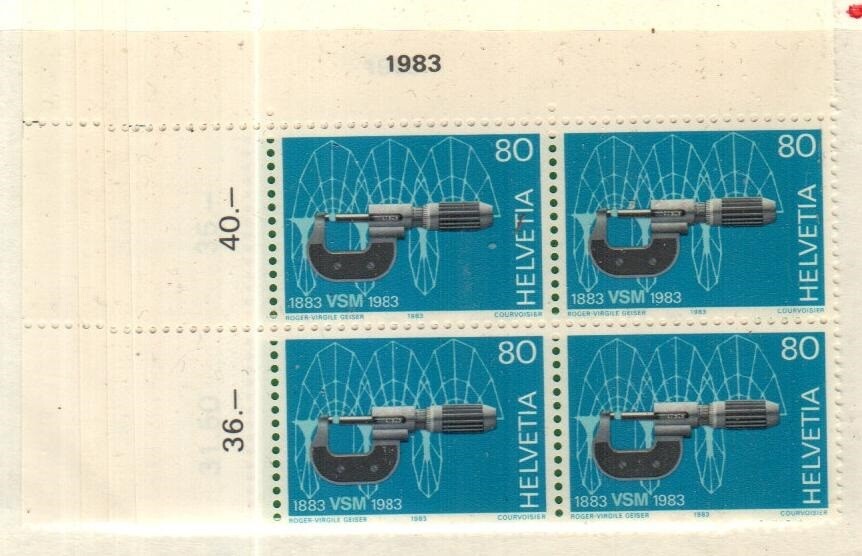 Switzerland Scott 733-6 Mint NH blocks [TH1676]