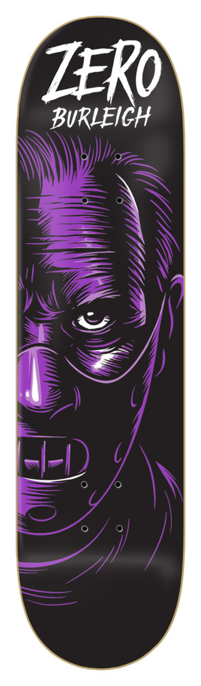 Zero Burleigh Fright Night 2 - Hannibal 8.5" Complete Skateboard